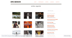 Desktop Screenshot of ericbensonwriter.com